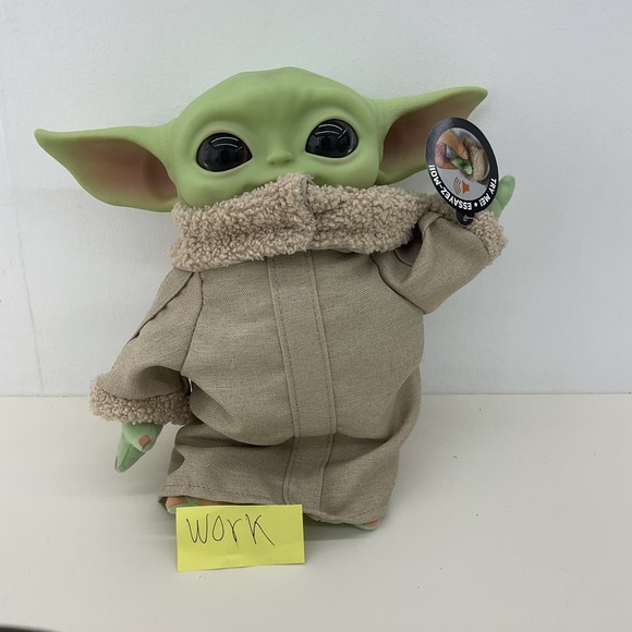 Star Wars Baby Grogu Yoda Mandalorian Plush Doll w/ Interactive Functions - Picture 1 of 4